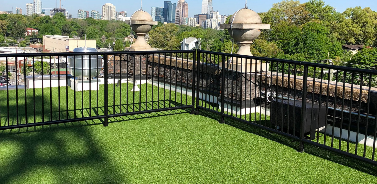 ForeverLawn Atlanta Georgia Artificial Turf Clermont Hotel Project Commercial LandScapes